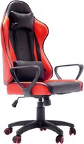 Bol.com Bureaustoel Flex - rood/zwart aanbieding
