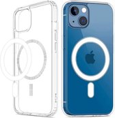 Techgrip - Hoesje geschikt voor iPhone 15Plus Transparant Magsafe Compatible