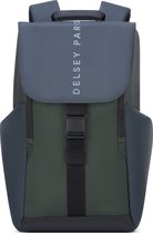 Sac à dos pour ordinateur portable Delsey Securflap - Antivol - 1 compartiment - 15 pouces - Armée