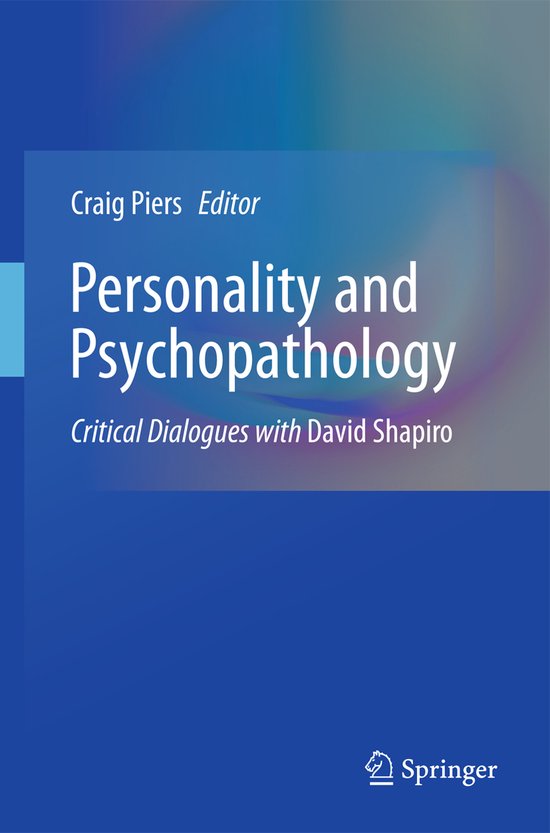 Personality and Psychopathology - cover