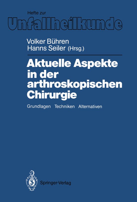 Aktuelle Aspekte in Der Arthroskopischen Chirurgie - cover