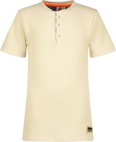 Vingino Haffle Polo's & T-shirts Jongens - Polo shirt - Gebroken wit - Maat 128