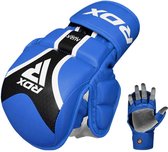RDX Sports Aura+ T-17 Shooter - MMA Handschoenen - voor Wedstrijden - Blauw - Maat S - Kunstleer