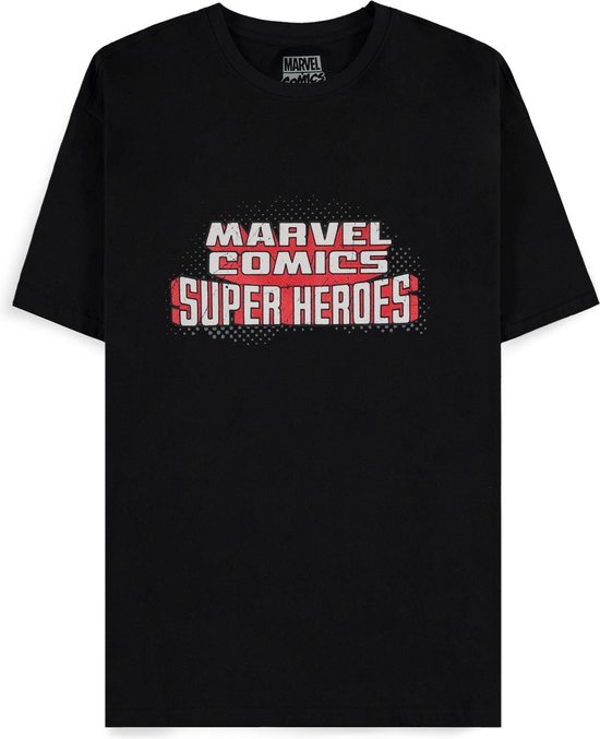 Marvel Comics - Super Heroes - Logo Rétro - T-shirt - M