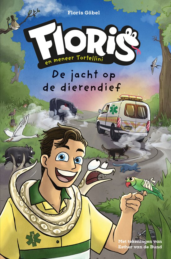 Floris en meneer Tortellini 1 - De jacht op de dierendief - cover