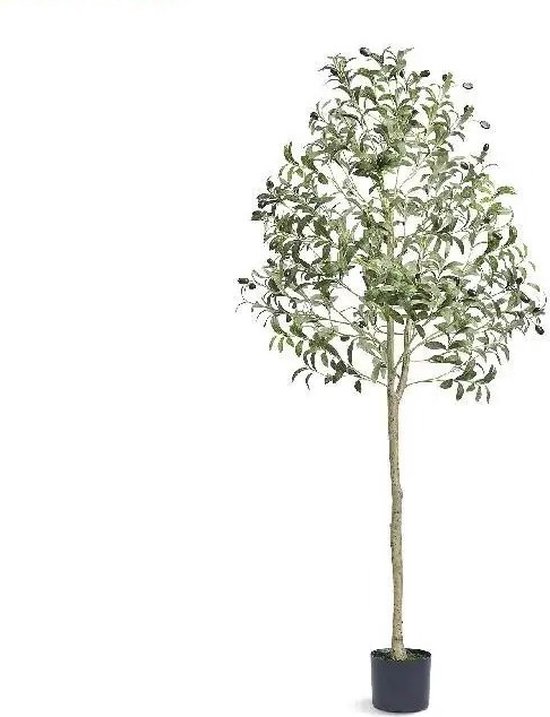 Kunst olijfboom - kunstboom olijfboom - voor binnen en buiten - 179 cm hoog