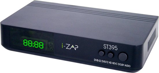 Foto: I zap t395 tv set top box terrestrial hd zwart