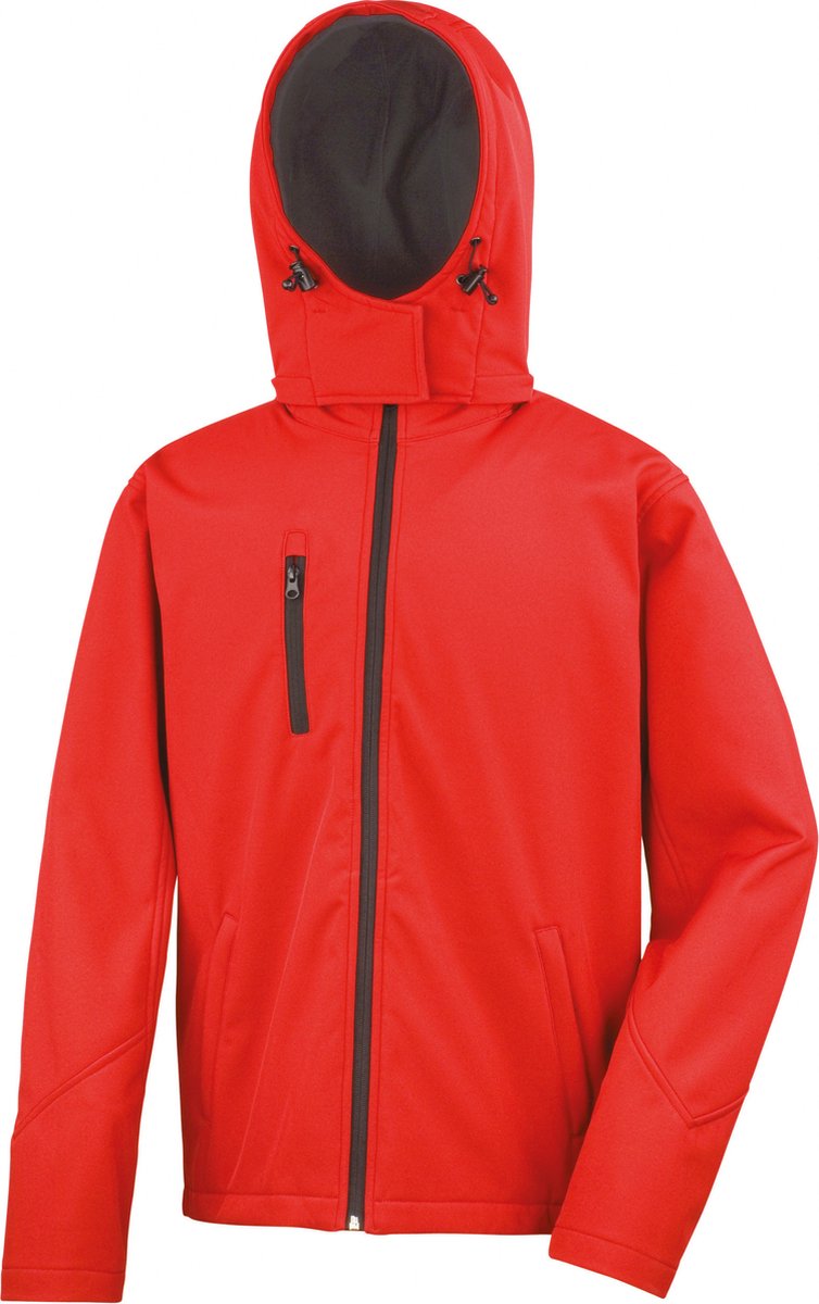 Result Men´s TX Performance Hooded Soft Jacket RT230M - Red/Black - L