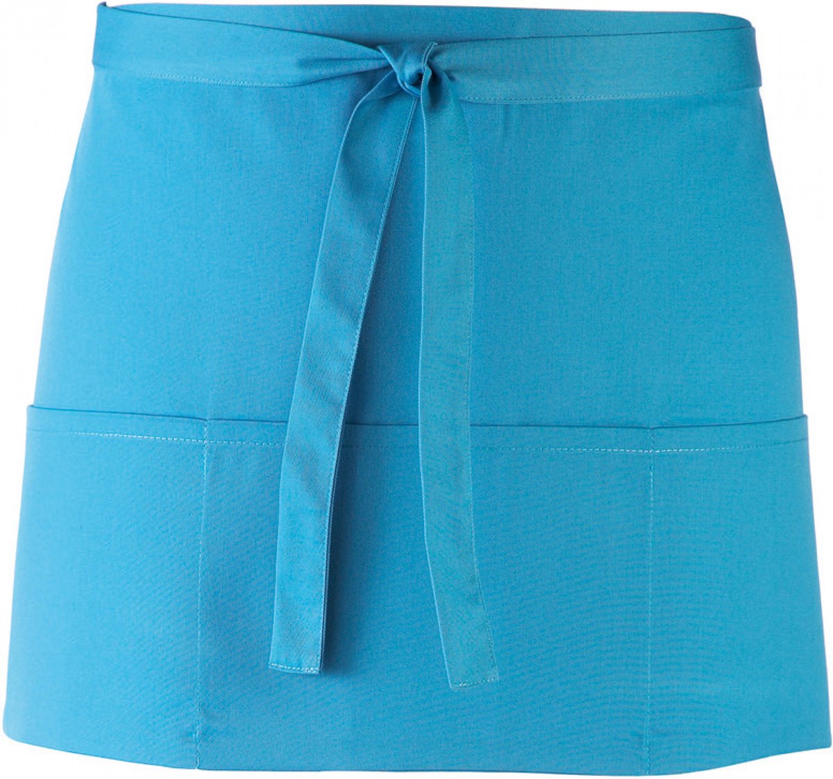 Schort/Tuniek/Werkblouse Unisex One Size Premier Turquoise 65% Polyester, 35% Katoen
