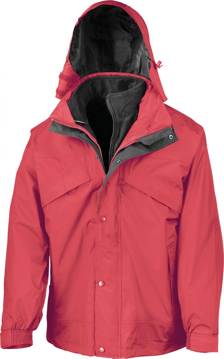 Result 3-in-1 Zip & Clip Jacket RT68 - Red - XXL