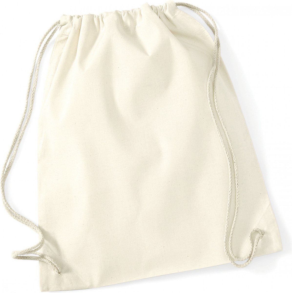 Westford Mill Cotton Gymsac WM110 - Natural - 37 x 46 cm