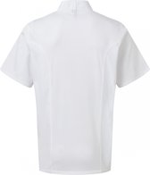 Schort/Tuniek/Werkblouse Unisex S Premier Lange mouw White 65% Polyester, 35% Katoen