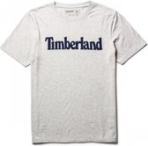T-shirt Heren M Timberland Ronde hals Korte mouw Medium Grey 100% Katoen