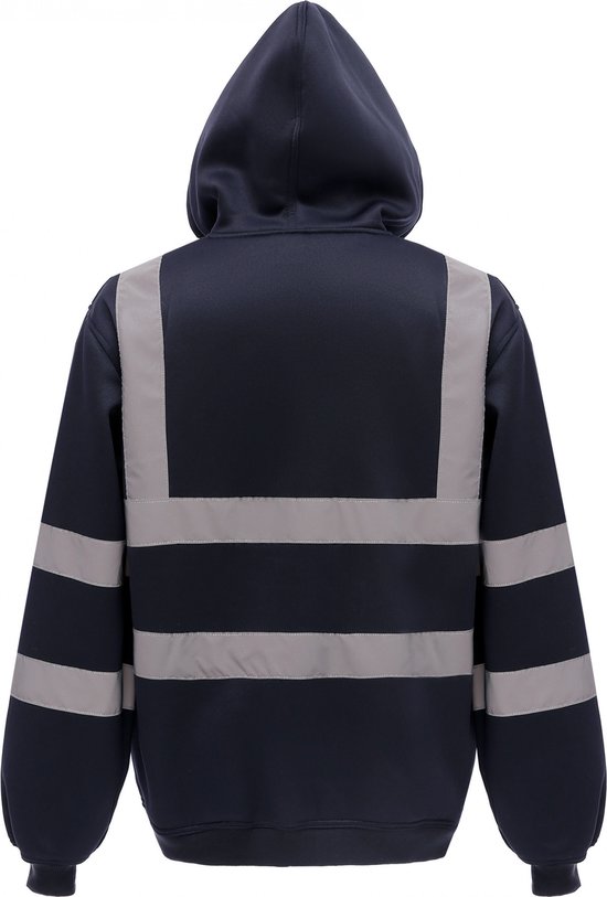 Sweat à capuche Zip Yoko YHVK07 - Bleu marine - XL