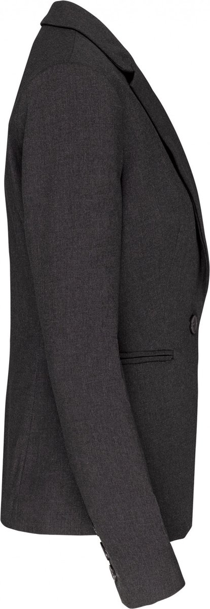 Kariban Dames blazer K6131 Heather NL 44 FR Antraciet