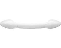 Wandbeugel Curve, wit, lengte 32 cm- Waterbestendig, weggewerkte schroeven - toiletbeugel / Douchebeugel