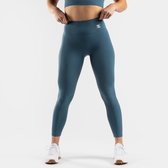ZEUZ Sport Legging Dames High Waist - Sportkleding & Sportlegging Squat Proof voor Fitness & Crossfit - Hardloopbroek, Yoga Broek - 70% Nylon & 30% Elastaan - Blauw - Maat XS