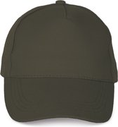 Casquette Unisexe Taille Unique K-up Kaki 100% Katoen