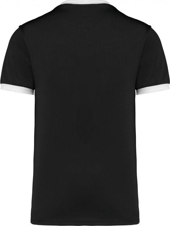 SportT-shirt Unisex S Proact Ronde hals Korte mouw Black 100% Polyester