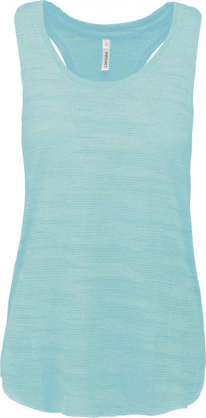 Tank Top Dames XS Proact Mouwloos Ice Mint 65% Polyester, 35% Viscose