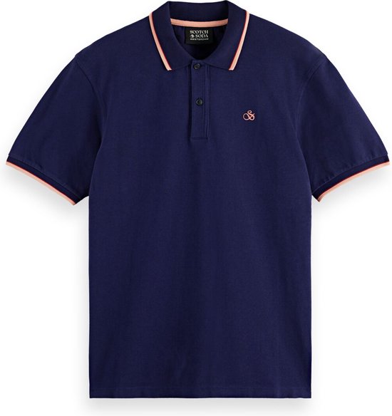 Scotch & Soda Tipping Polo Heren Polo - Maat L