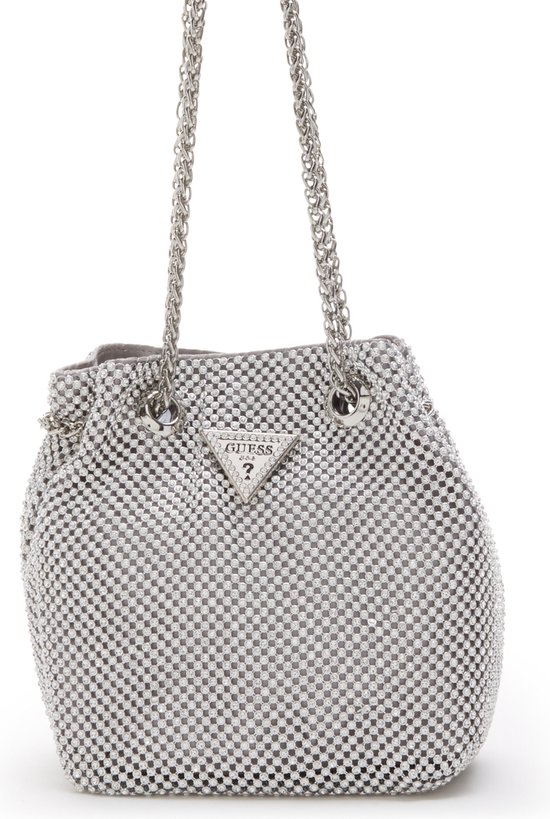 Guess Lua Pouch Dames Emmertas - Zilver - One Size