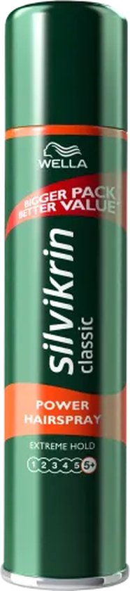 Wella Silvikrin Extreme Hold Hairspray - 5+ - 400 ml