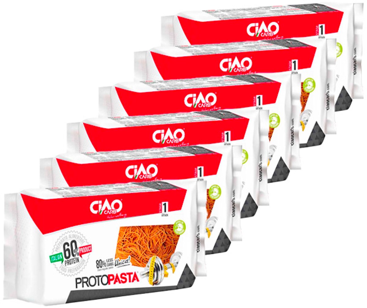 CiaoCarb | ProtoPasta Noedels | 6 Stuks | 24 x 35 gram