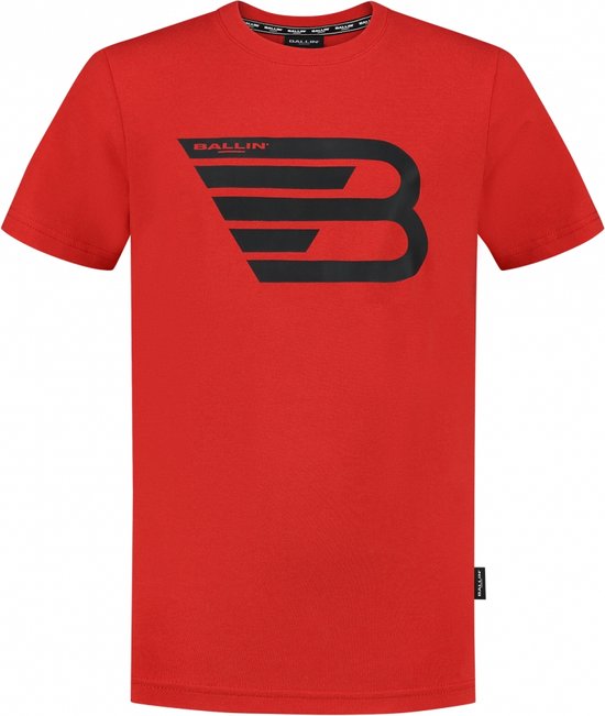 Ballin Amsterdam T-shirt 23037102 Jongens T-shirt - Red - Maat 164