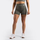 ZEUZ Korte Sport Legging Dames High Waist - Sportkleding & Sportlegging Squat Proof voor Fitness & Crossfit - Hardloopbroek, Yoga Broek - 70% Nylon & 30% Elastaan - Groen - Maat S