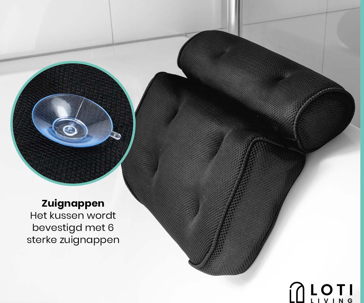 thumbnail: Uonlytech Houten Badkuip Kussen - Hoofdsteun Voor Ontspanning, 16.5x12x1.5 Cm