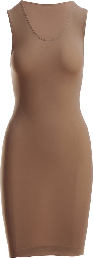 Wolford Wide Shoulder Dress Dames Onderjurk - macchiato - Maat XS