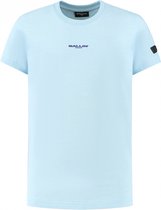 Ballin Amsterdam - Jongens Regular fit T-shirts Crewneck SS - Lt Blue - Maat 12
