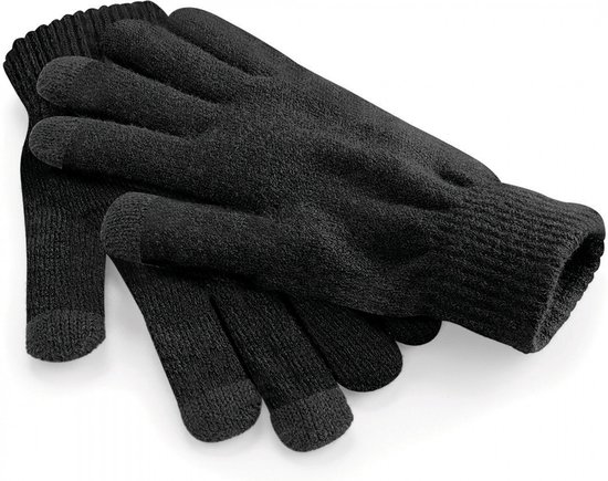 Handschoenen Unisex L/XL Beechfield Black 95% Acryl, 4% Polyester, 1% Elasthan