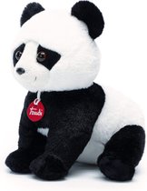 Trudi Puppy Knuffel Panda puppy 25 cm - Hoge kwaliteit pluche knuffel - Knuffeldier voor jongens en meisjes - Zwart Wit - 22x25x22 cm maat M