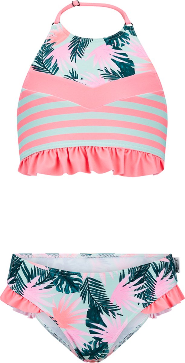 Retour jeans Prisca Meisjes Bikiniset - neon coral - Maat 13/14