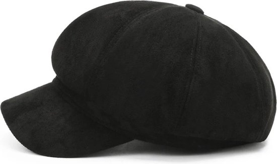 Foto: Boasty wooly flatcap dames vintage flat caps engelse flat caps zwart