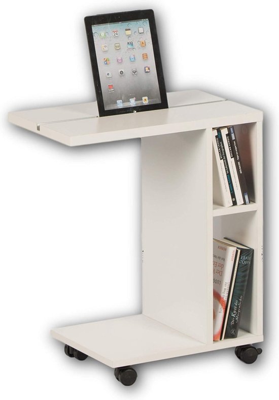 IDEALHOUSE 360° draaibare bijzettafel voor de bank, mobiele bijzettafel IDEALHOUSE 360° draaibare bijzettafel voor de bank, mobiele bijzettafel