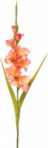 Fleurdirect Kunstbloem Gladiolus Spray - Polyester - Oranje - 0 x 93 x 0 cm (BxHxD)