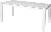 Morris table 160x80x75 cm alu white