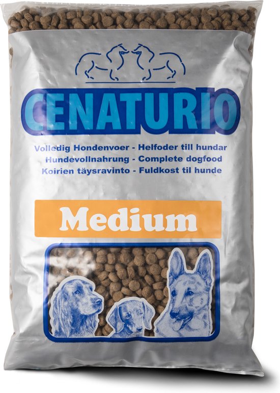 Cenaturio Medium - hondenvoer - 15 KG - voor de volwassen hond - De voeding wat een dier nodig heeft om fit en gezond te blijven!