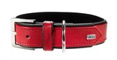 Hunter hondenhalsband Capri 35, rood 24-30cm x 1,8cm