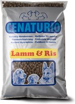 Cenaturio Lamm & Ris - speciaal hondenvoer - 15 KG - alle normaal actieve honden, met voedselallergieën en / of huidproblemen - De voeding wat een dier nodig heeft om fit en gezond te blijven!
