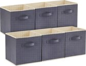 Opvouwbare Opbergkubussen 11 inch Opvouwbare Stoffen Containers Veelkleurige Organisatoren