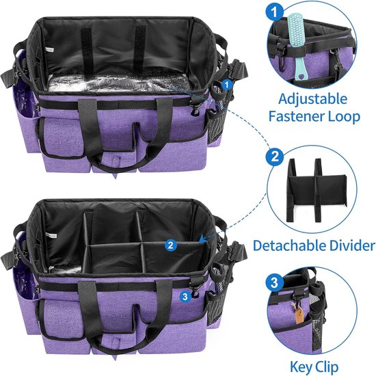 Schoonmaakmiddel-organizer, 40 x 27 x 28 cm, extra grote