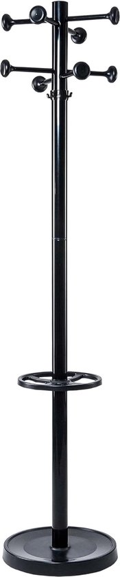 Love It Store It Loft Staande kapstok, moderne kledingstandaard voor ingang, slaapkamer, kantoor, van metaal, 170 cm hoog, grijs