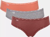 sloggi 24/7 Weekend Hipster C3P Dames Onderbroek - MULTIPLE COLOURS 11 - Maat 42