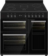LA GERMANIA fornuis - sm909in - Inductie - 5 zones - elektrische oven - multifunctioneel - Zwart