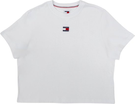 Tommy Hilfiger TJW Boxy Badge Tee Femme - Wit - Taille XL