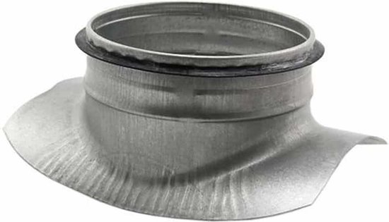 Riduzione Concentrica PVC 100-120-125mm - Per Ventilazione Canalizzata, Bianco